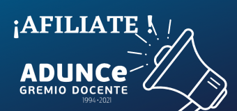 ¡Es ahora! Tu participación es necesaria, afíliate